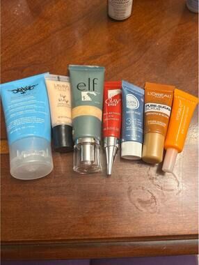 A102 StylinG cream lip scrub primer eye  cream beauty mix lot sample travel m